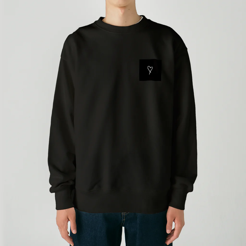 pain08のハート Heavyweight Crew Neck Sweatshirt