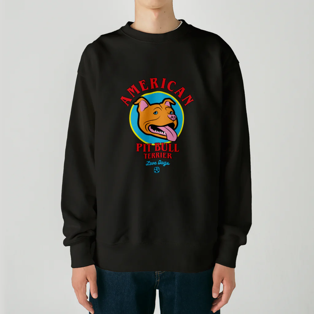 LONESOME TYPE ススのLove❤️Dogs（アメリカンピットブルテリア・オルタナティブ） Heavyweight Crew Neck Sweatshirt