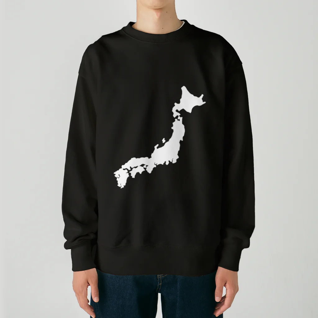 kazukiboxの日本地図 Heavyweight Crew Neck Sweatshirt