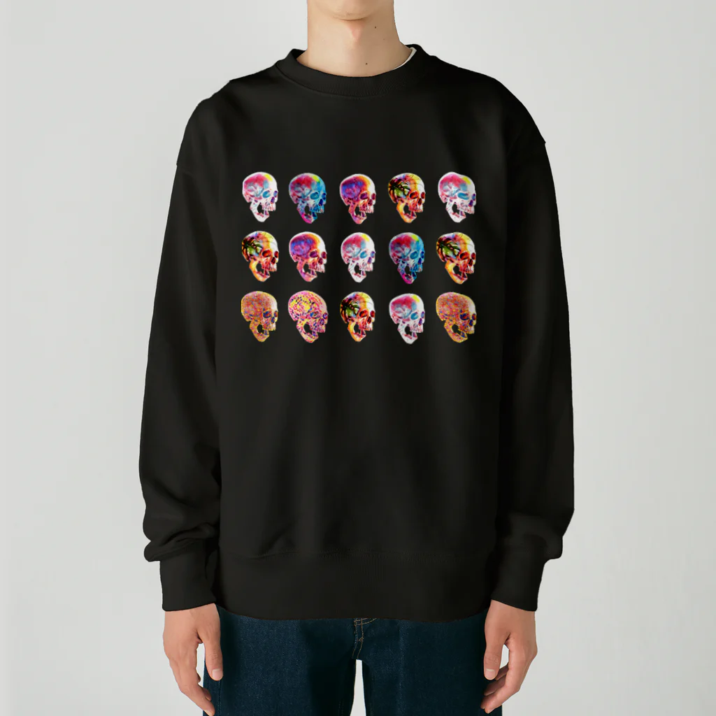 REORIX JAPANのHAPPY ドクロ Heavyweight Crew Neck Sweatshirt