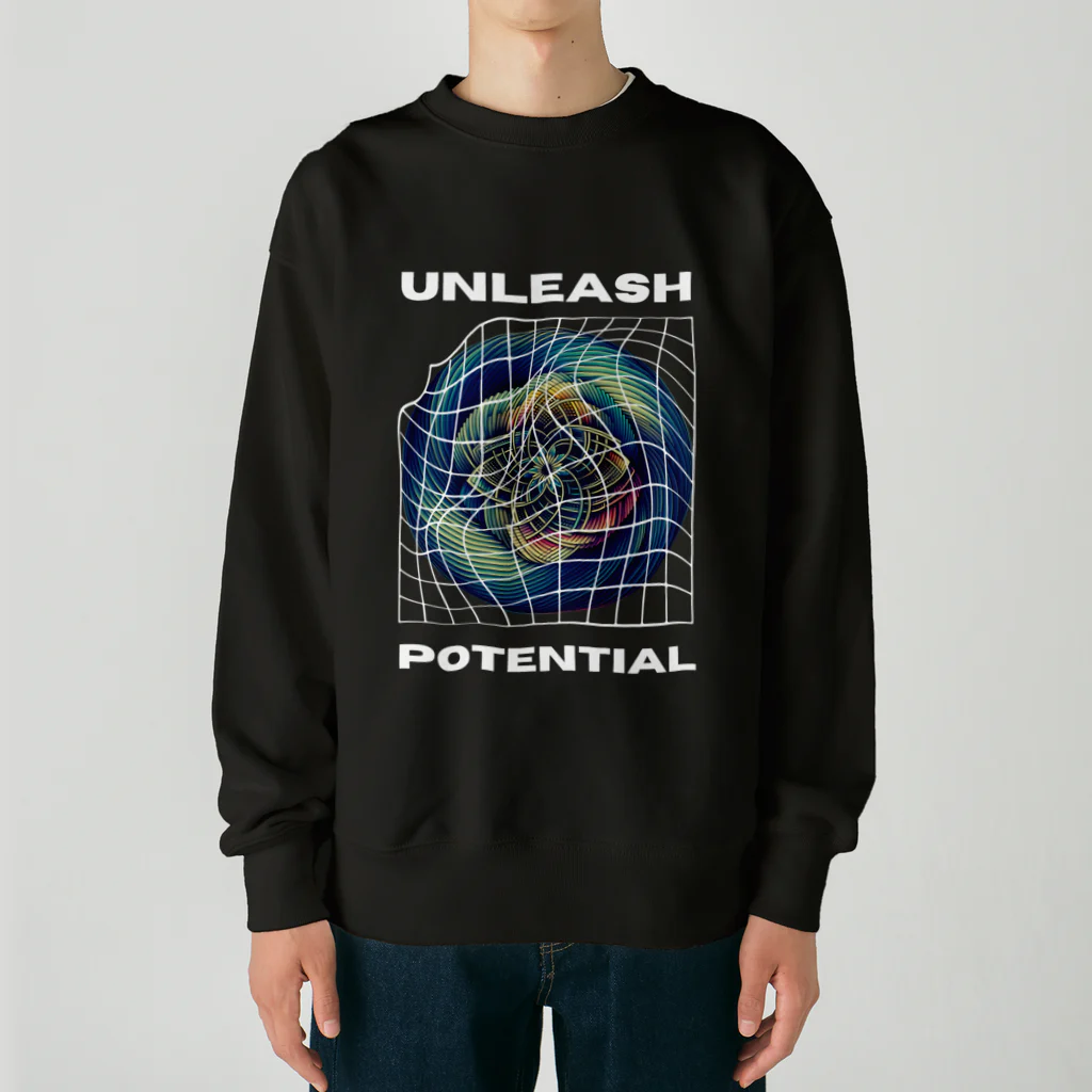 NeoNestの"Unleash Potential" Graphic Tee & Merch Heavyweight Crew Neck Sweatshirt