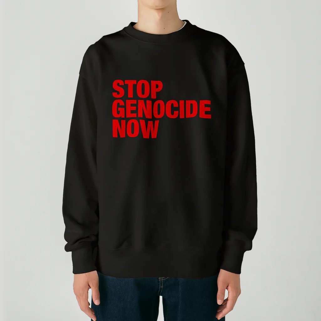 meril_goods_storeのSTOP GENOCIDE NOW Heavyweight Crew Neck Sweatshirt