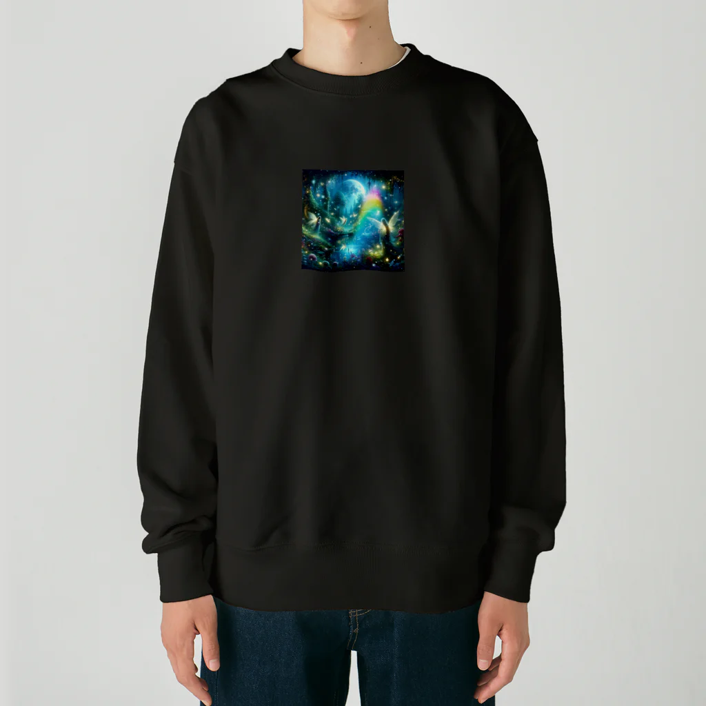 Art-Fusion-YuriのIn the Forest Heavyweight Crew Neck Sweatshirt