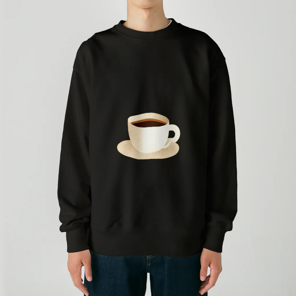 シンプル 組み合わせ用 ファッションのシンプル コーヒー Heavyweight Crew Neck Sweatshirt