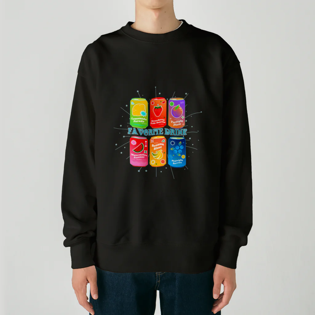 cocolifeのお気に入りの飲み物 Heavyweight Crew Neck Sweatshirt