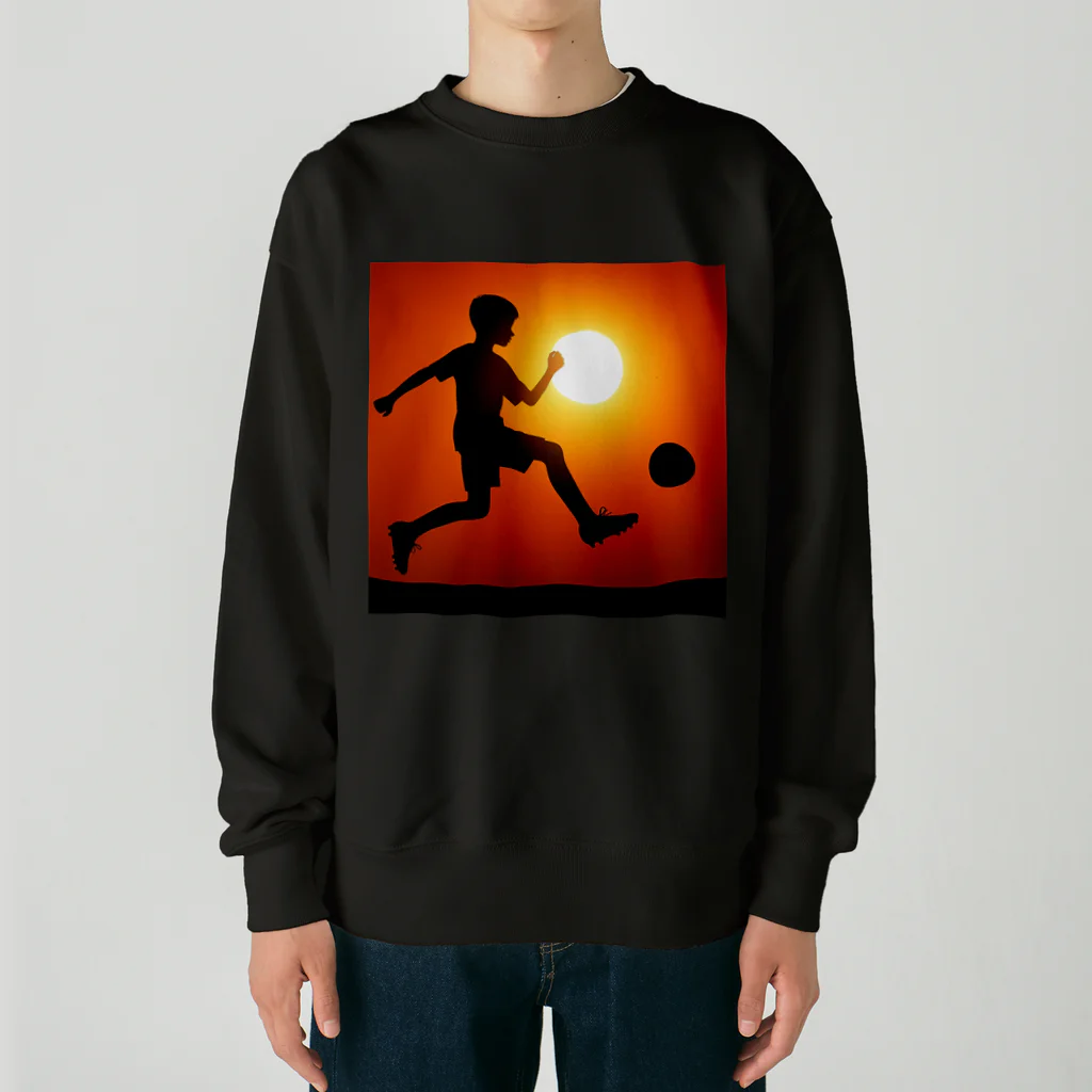 foot8のサッカー少年 Heavyweight Crew Neck Sweatshirt