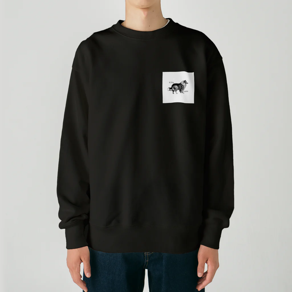 K.Vitaの犬＝安産祈願 Heavyweight Crew Neck Sweatshirt