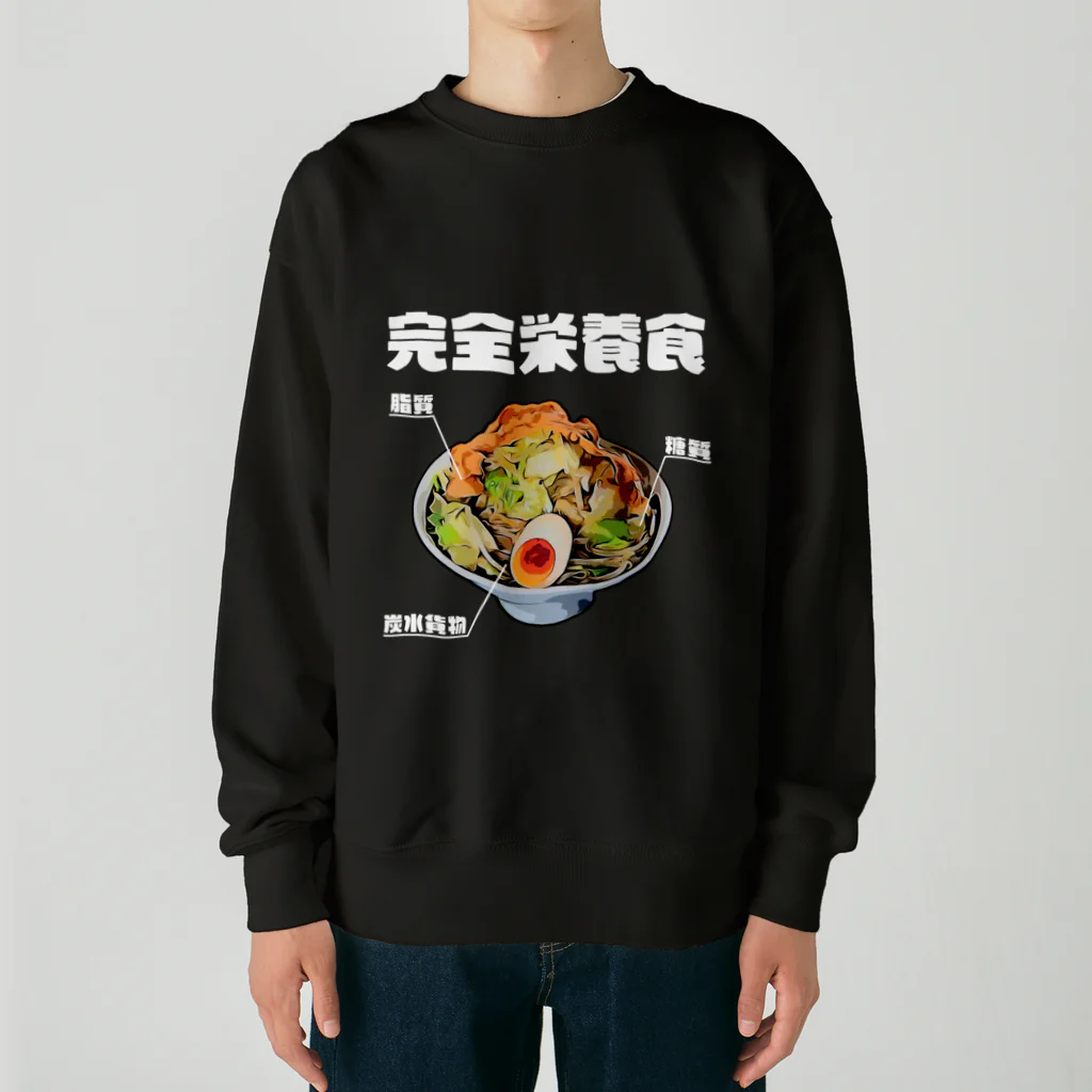 glorycompanyのラーメンは三大栄養素 Heavyweight Crew Neck Sweatshirt