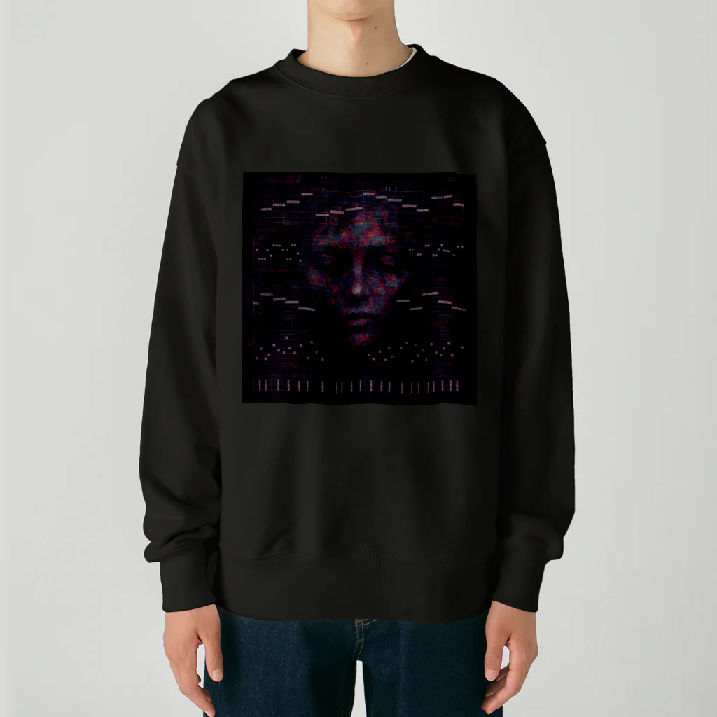GEOPHONICのノイズに潜む記憶 Heavyweight Crew Neck Sweatshirt