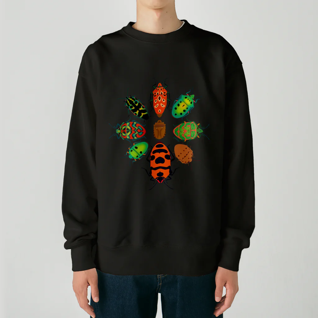 みのじの日本のキンカメムシ  Heavyweight Crew Neck Sweatshirt