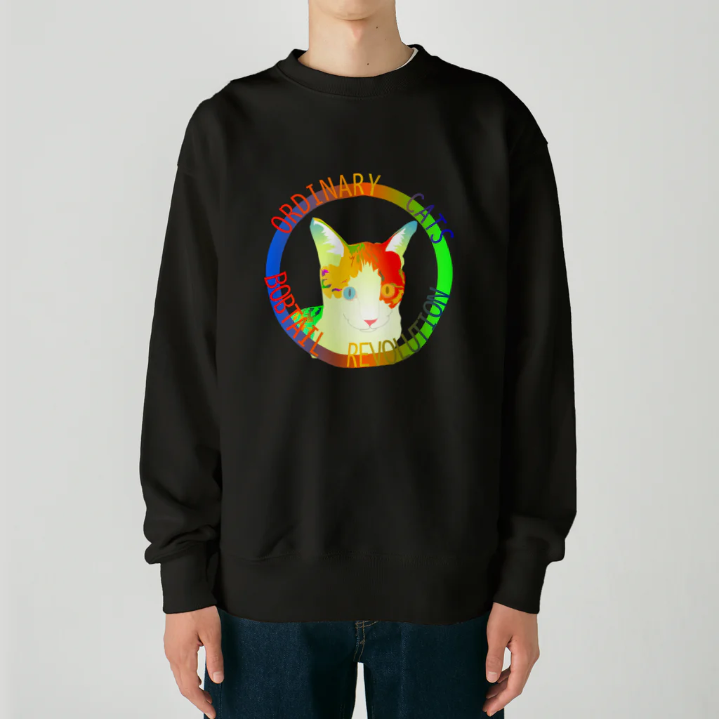 『NG （Niche・Gate）』ニッチゲート-- IN SUZURIのOrdinary Cats01h.t.(夏) Heavyweight Crew Neck Sweatshirt