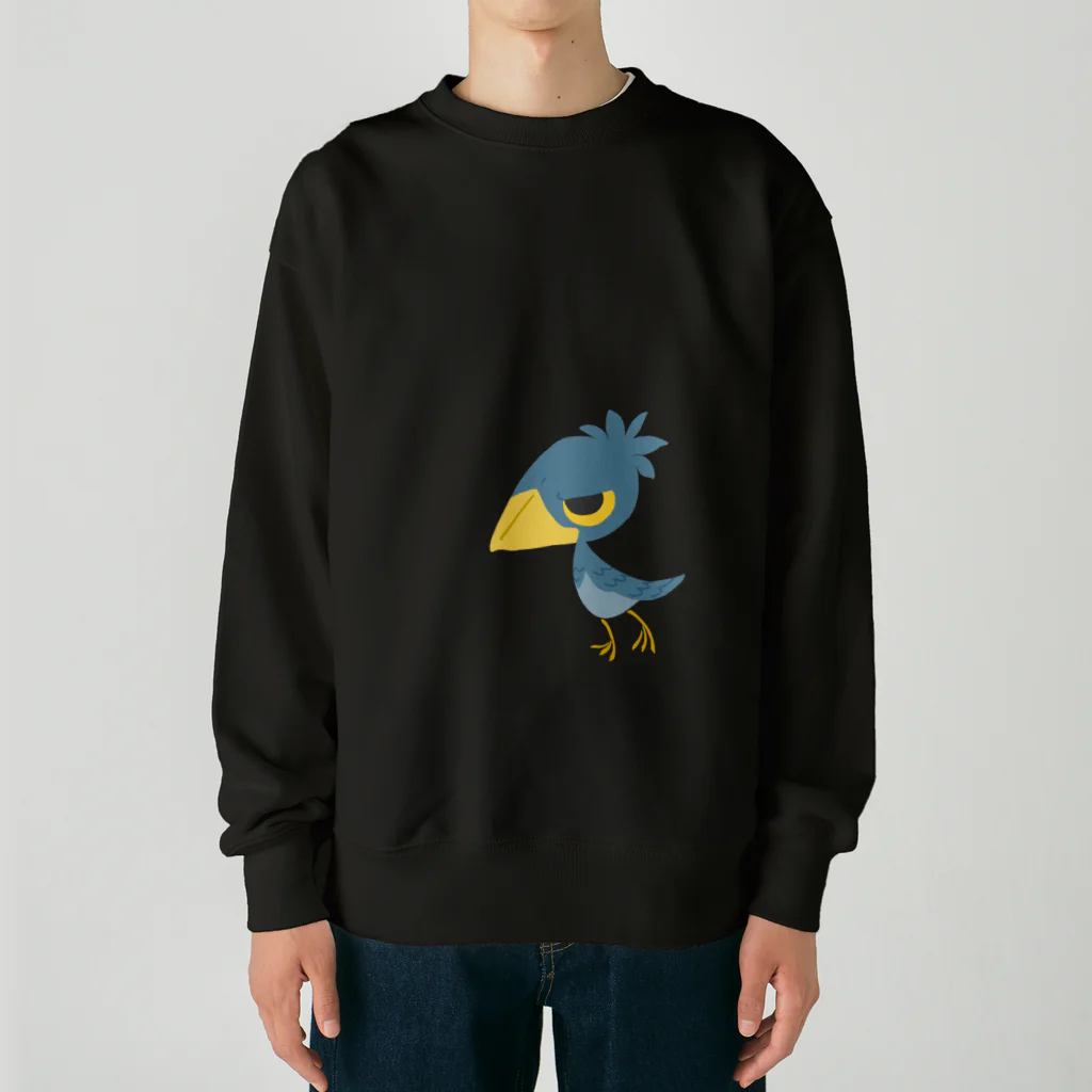 甘漏り屋のからすっこ・はしびろこう Heavyweight Crew Neck Sweatshirt