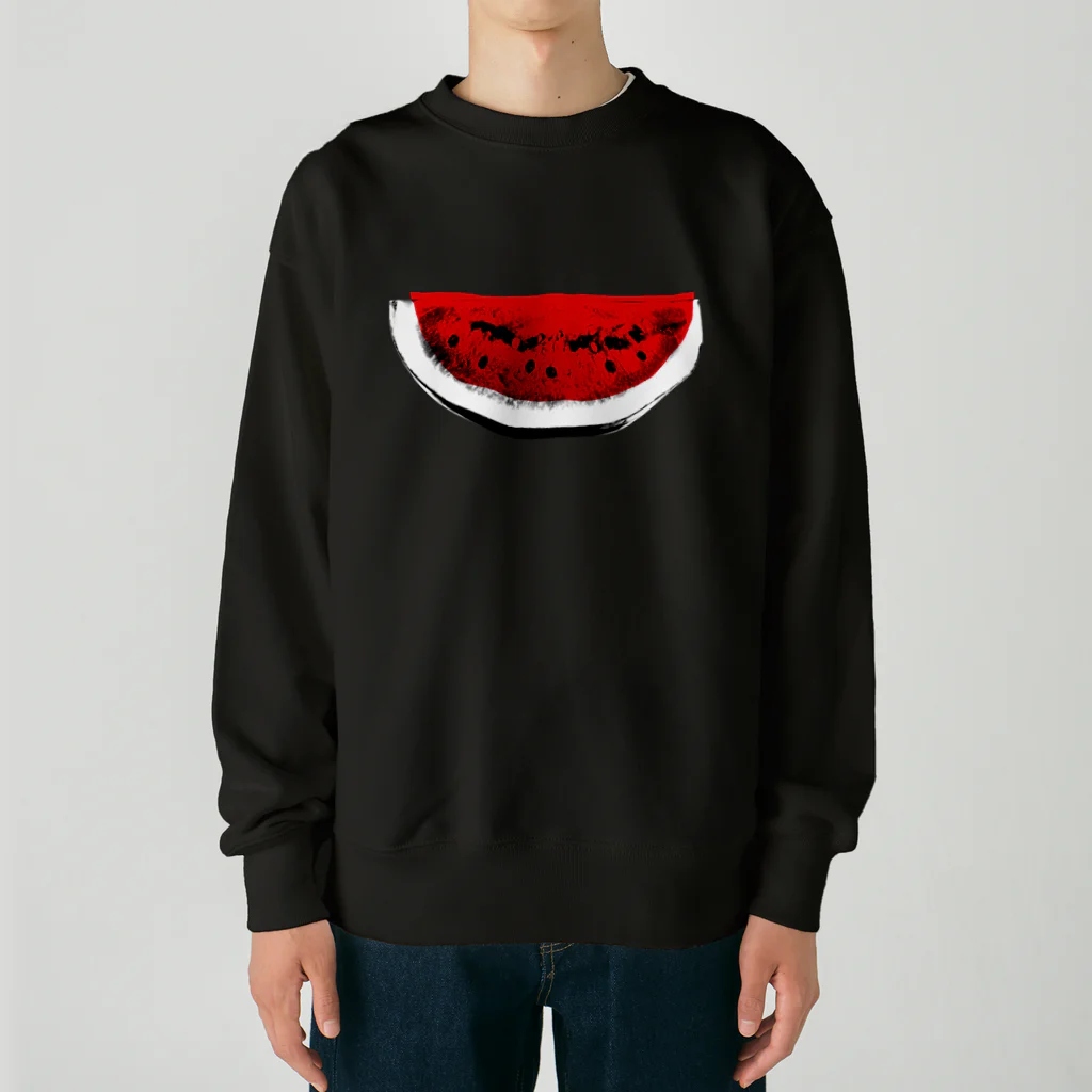 ヨープキャンが気になったのすいか -watermelon- 切 Heavyweight Crew Neck Sweatshirt