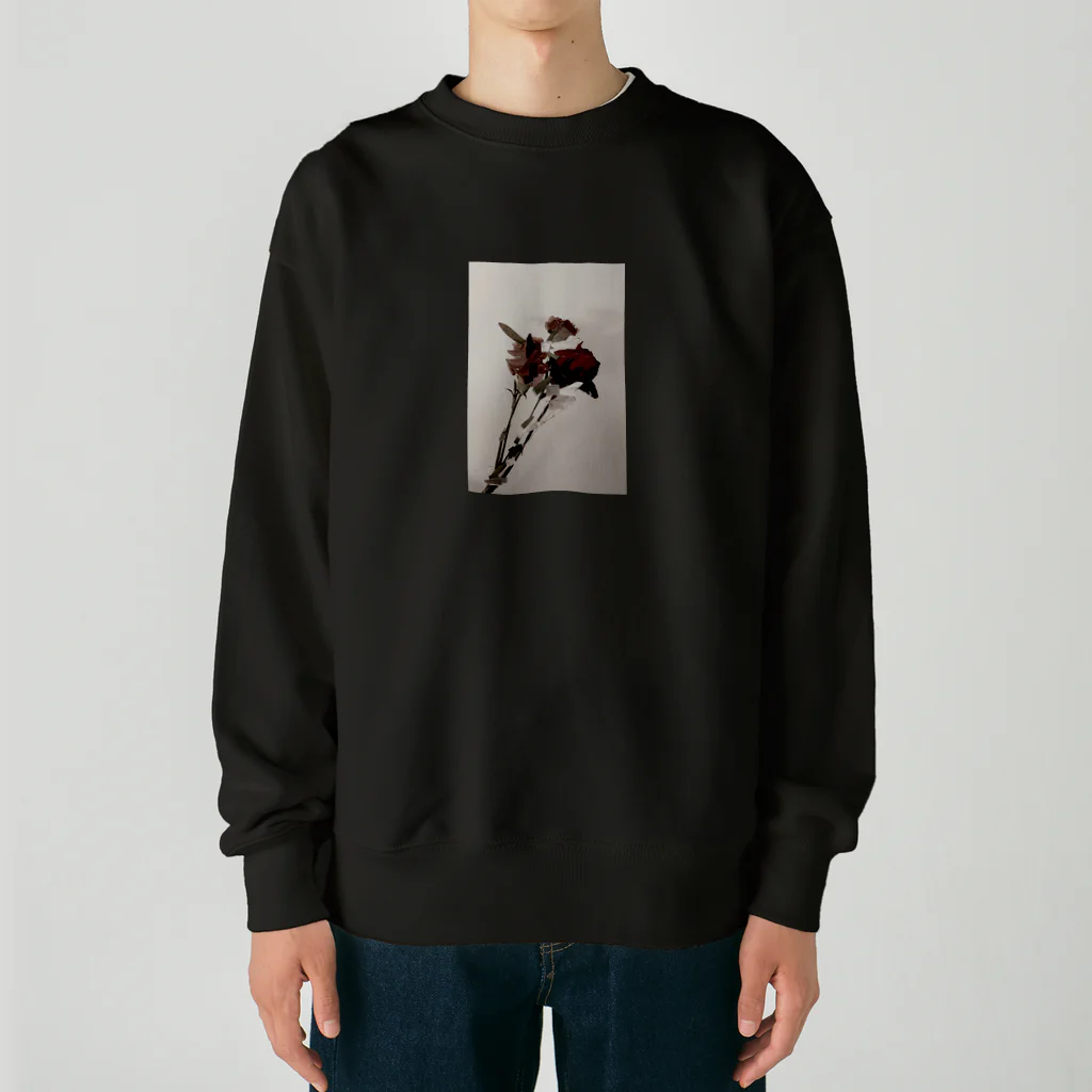 rilybiiのドライフラワー Heavyweight Crew Neck Sweatshirt