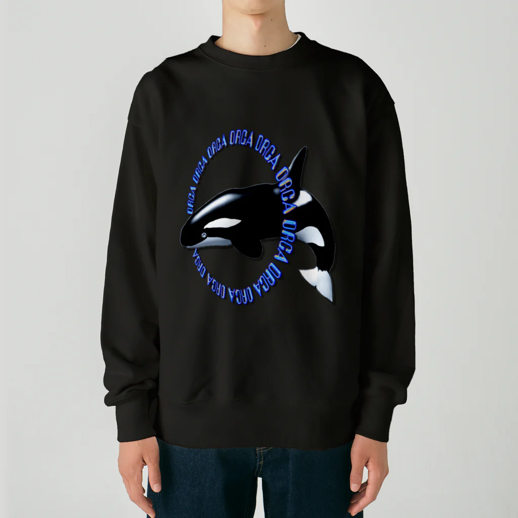 LalaHangeulのORCA シャチ Heavyweight Crew Neck Sweatshirt