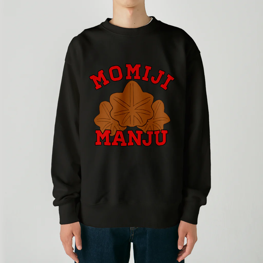 ヘンテコデザイン専門店　SYUNLABOのMOMIJI MANJU Heavyweight Crew Neck Sweatshirt
