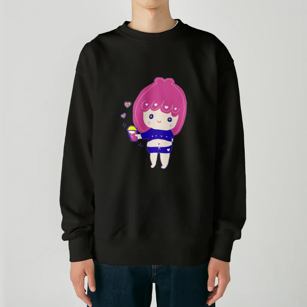 rurugirlのプロテイン女子（ロゴなし） Heavyweight Crew Neck Sweatshirt