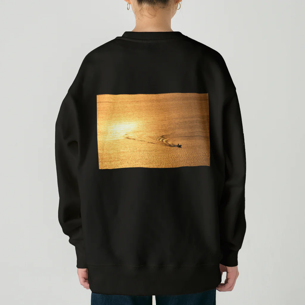 小佐々塾の黄金色の海 Heavyweight Crew Neck Sweatshirt