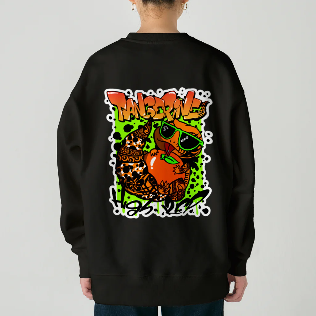 にるず🍊High REP🍊のチャラ男タンジェリン Heavyweight Crew Neck Sweatshirt