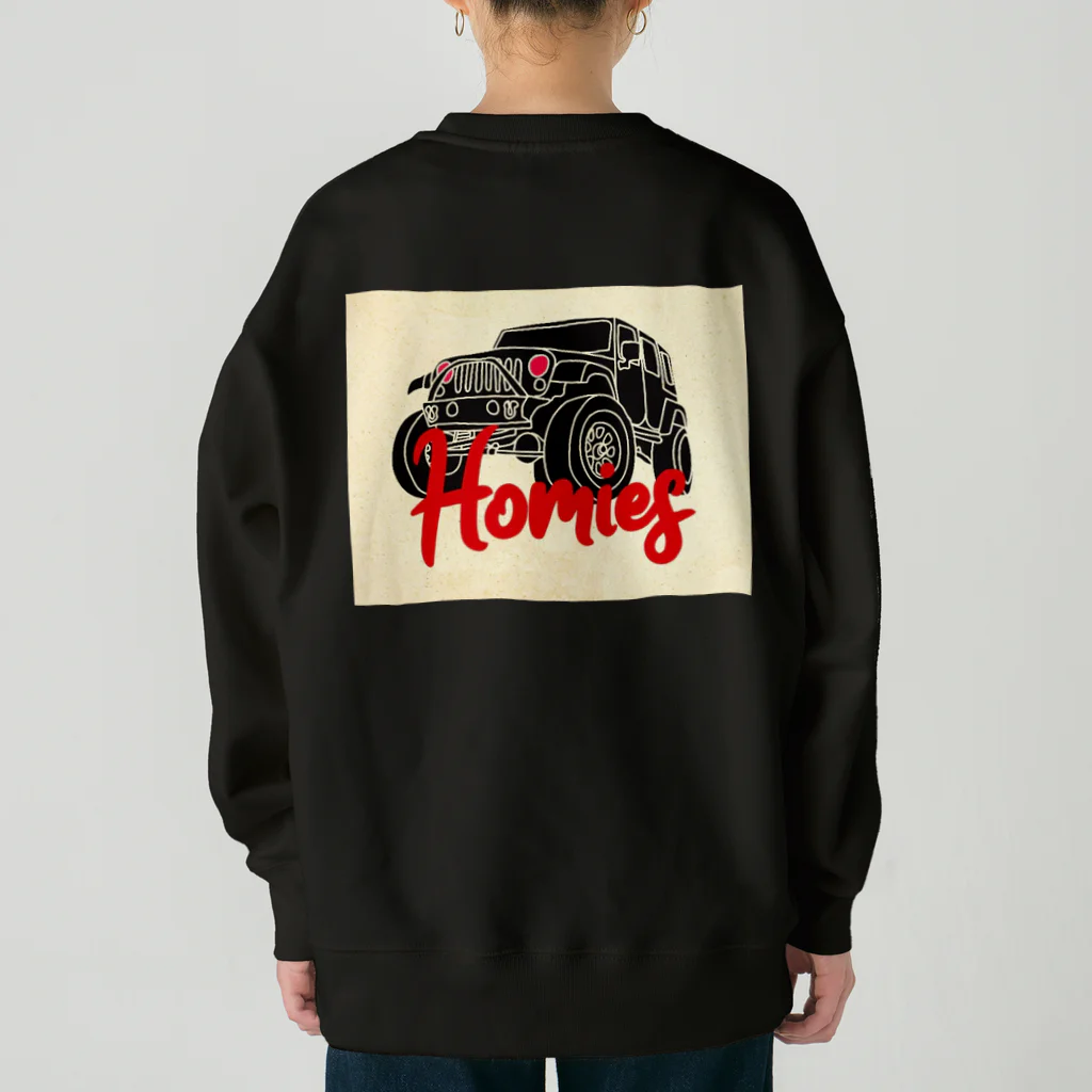 HomiesのHomies truck sweat Heavyweight Crew Neck Sweatshirt