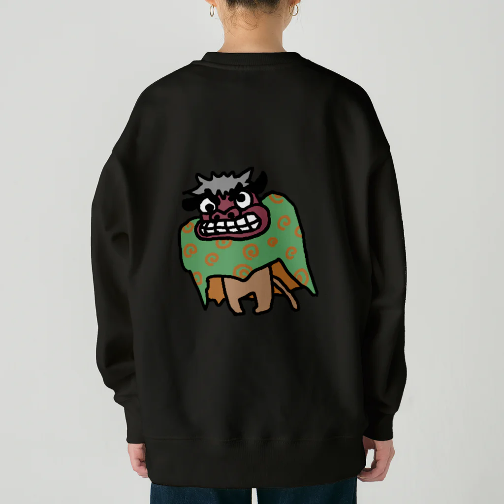 いもねこ　にゃーん！の🇯🇵＼てんてこ😺まいまい／🎍 Heavyweight Crew Neck Sweatshirt