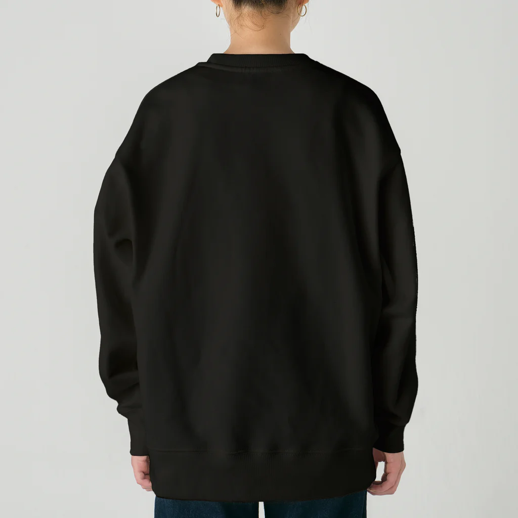余命50ヶ月の昨今の情勢文字白ver Heavyweight Crew Neck Sweatshirt
