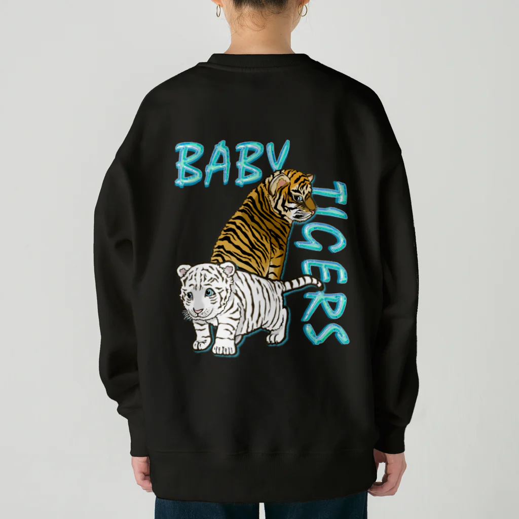 LalaHangeulのBABY TIGERS　バックプリント ヘビーウェイトスウェット