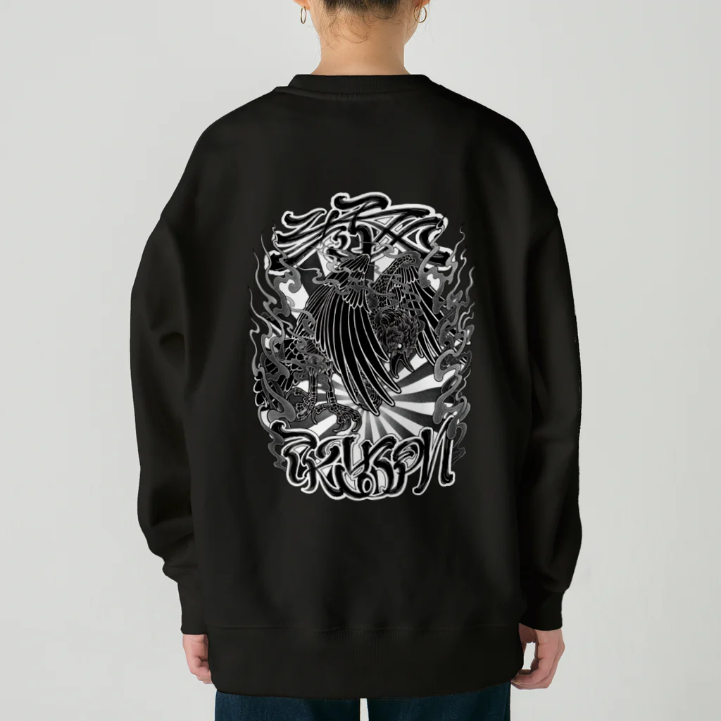 Y's Ink Works Official Shop at suzuriのCROW Heavyweight Crew Neck Sweatshirt