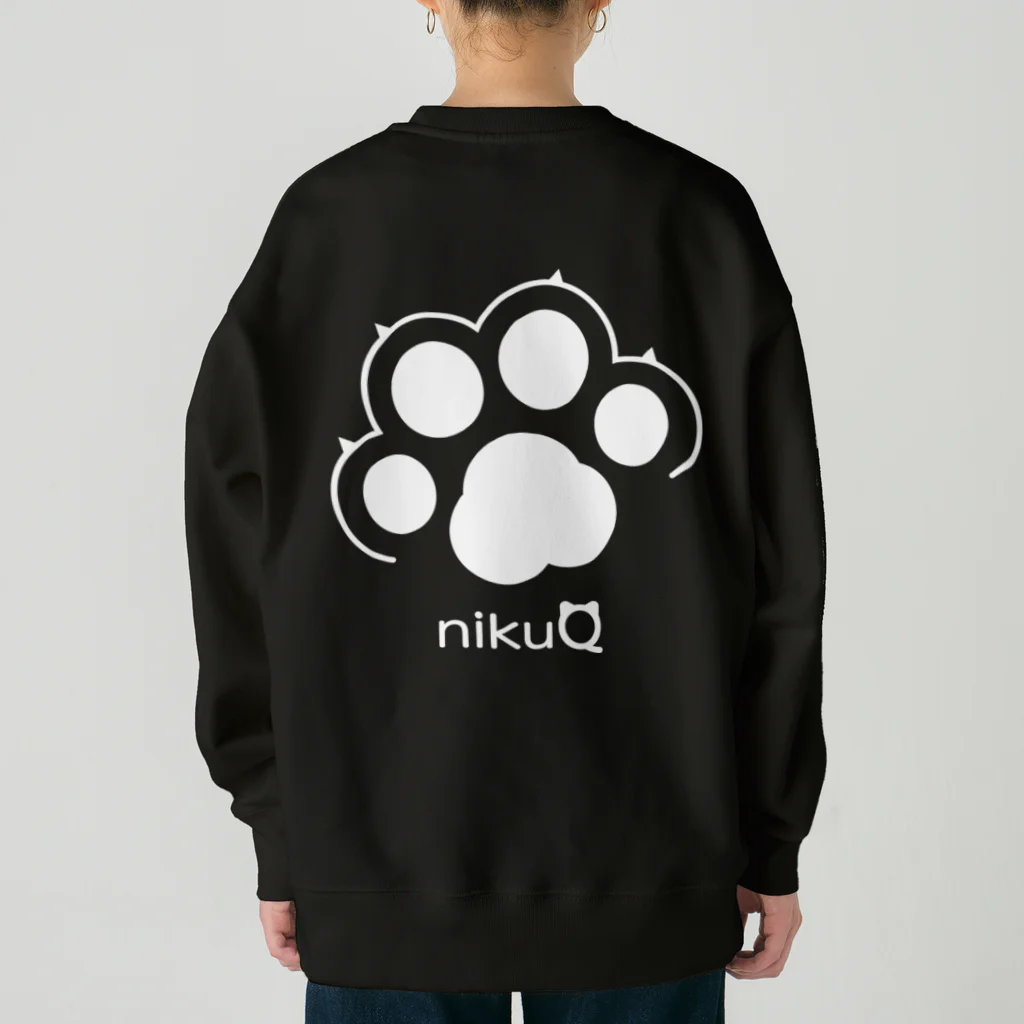 WebArtsの肉球をモチーフにしたオリジナルブランド「nikuQ」（猫タイプ）です Heavyweight Crew Neck Sweatshirt