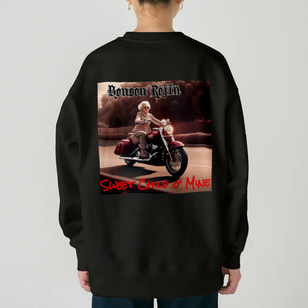 あっくす。の暴走老人シリーズ③ アメリカンver. Heavyweight Crew Neck Sweatshirt