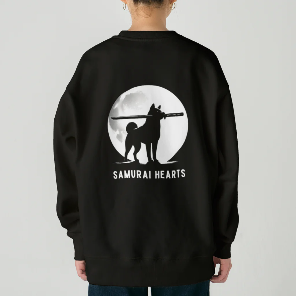 Samurai HeartsのBlack Pochi Heavyweight Crew Neck Sweatshirt