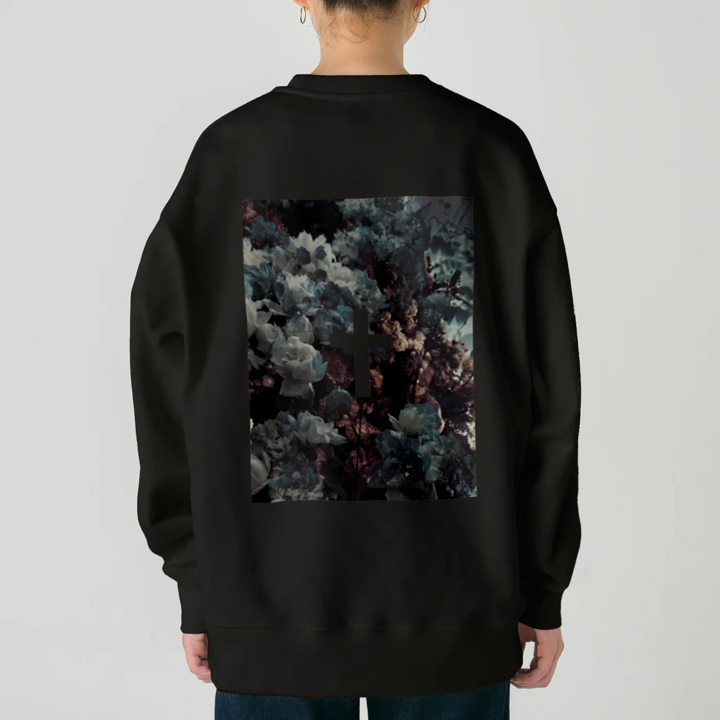 シロクロカラスのいつくしみ Heavyweight Crew Neck Sweatshirt