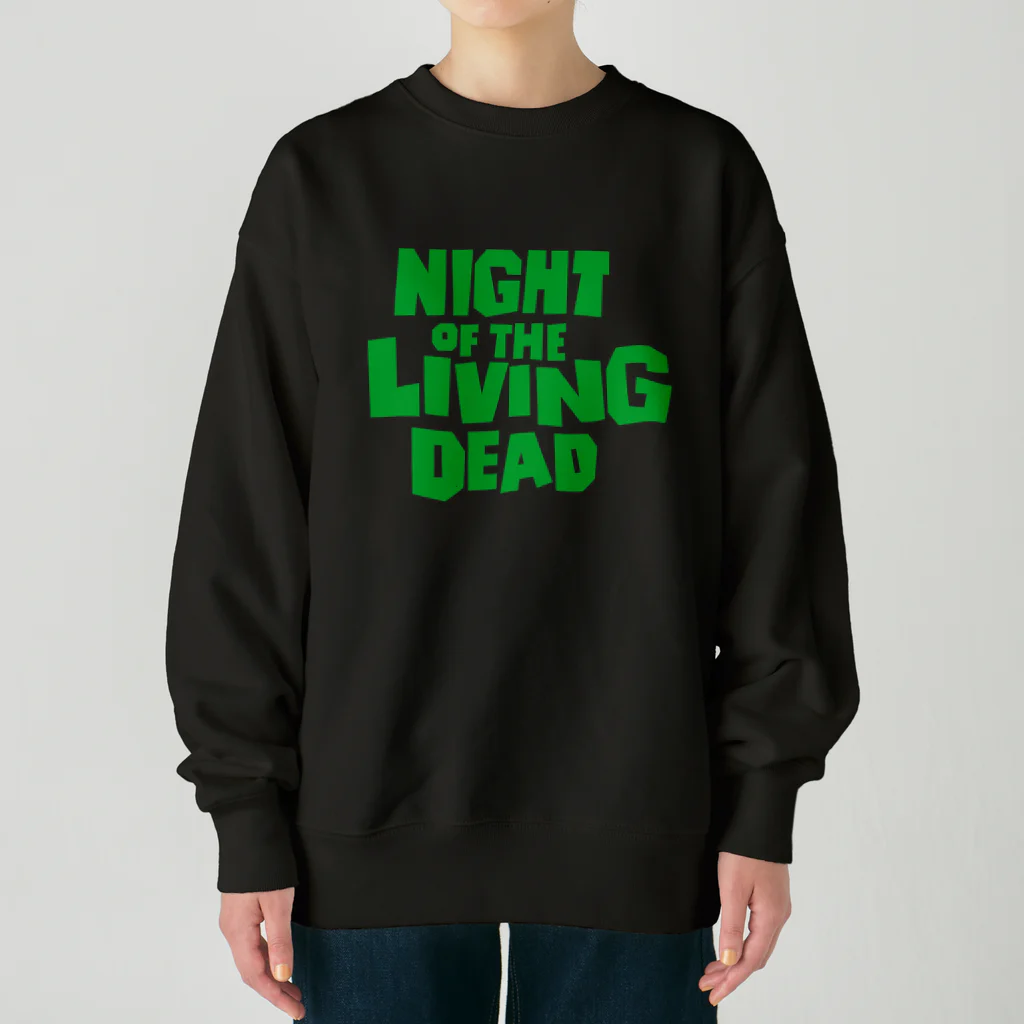 stereovisionのNight of the Living Dead_ロゴ Heavyweight Crew Neck Sweatshirt