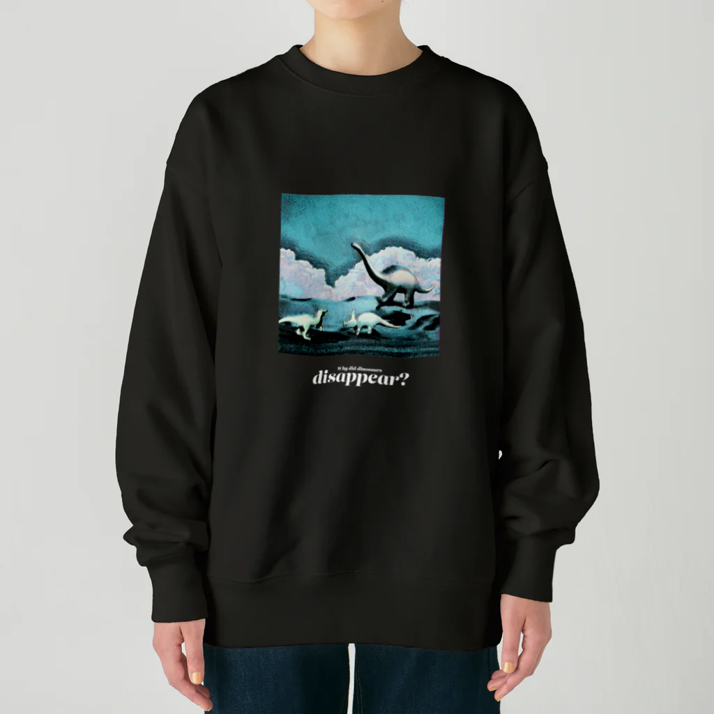 yamaguchi_shunsuke_のWhy did dinosaurs disappear? Heavyweight Crew Neck Sweatshirt