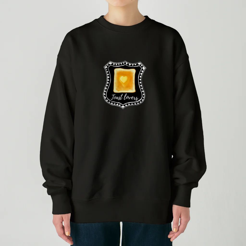 satoharuのトーストが好きだ！ Heavyweight Crew Neck Sweatshirt