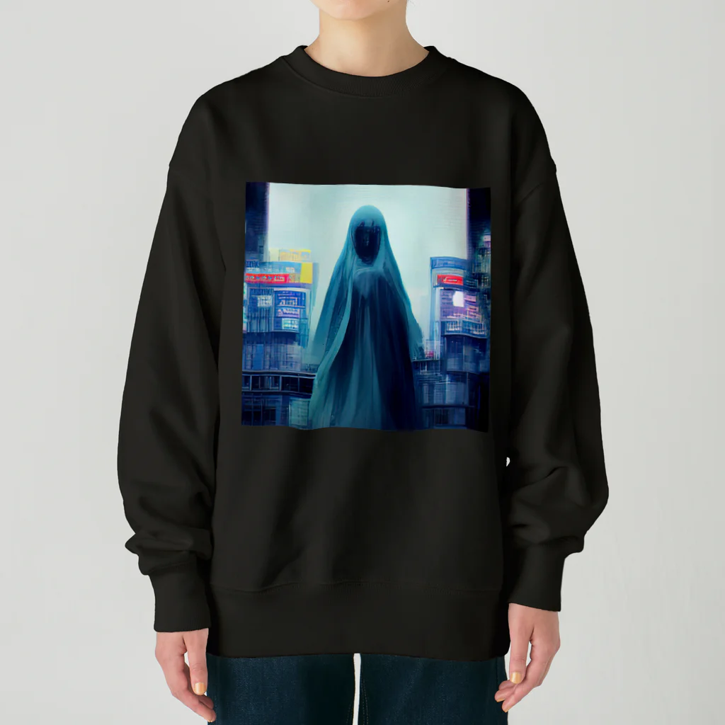 yagisaki009のA Nightmare on Electric Street Heavyweight Crew Neck Sweatshirt