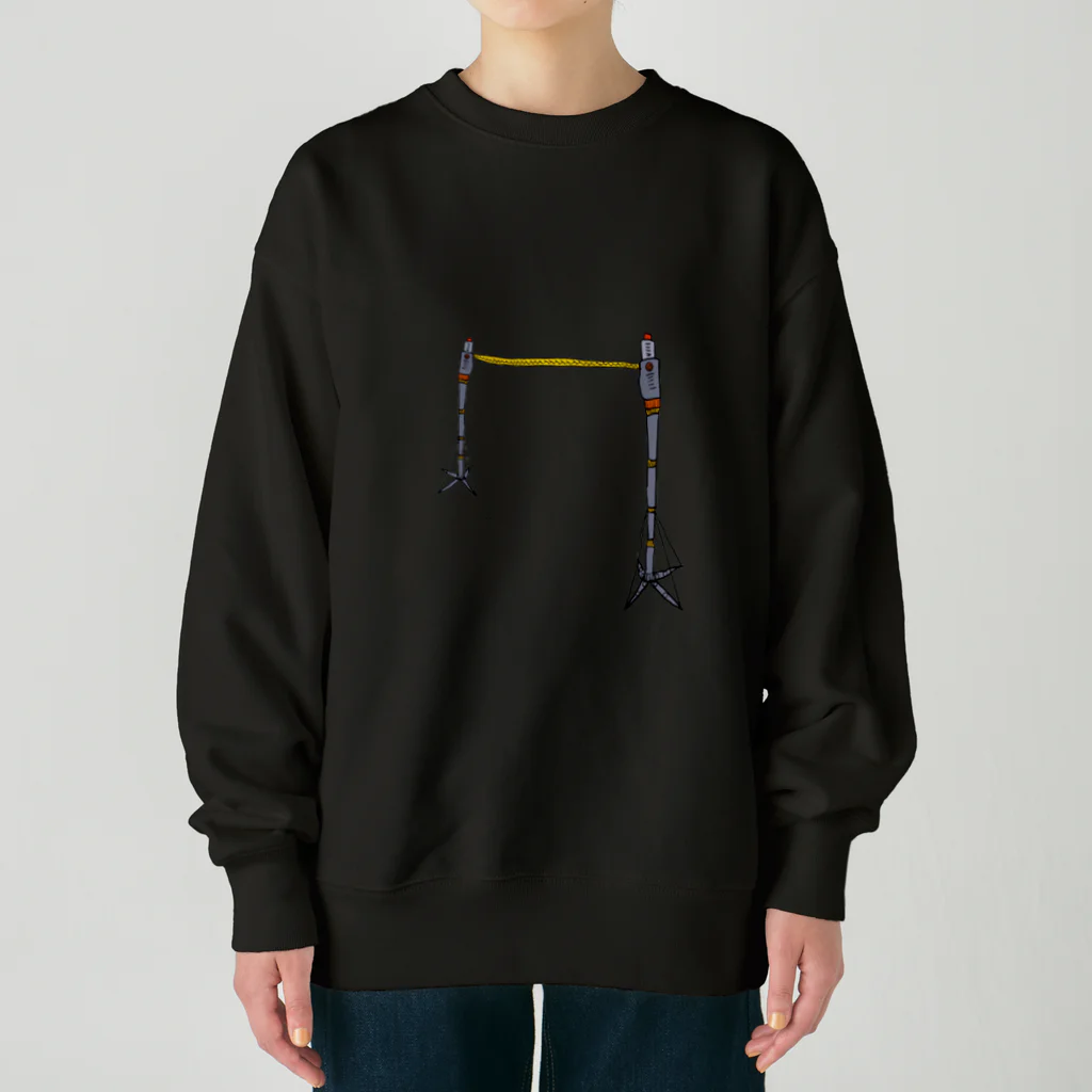 Nobupoのジップライン Heavyweight Crew Neck Sweatshirt