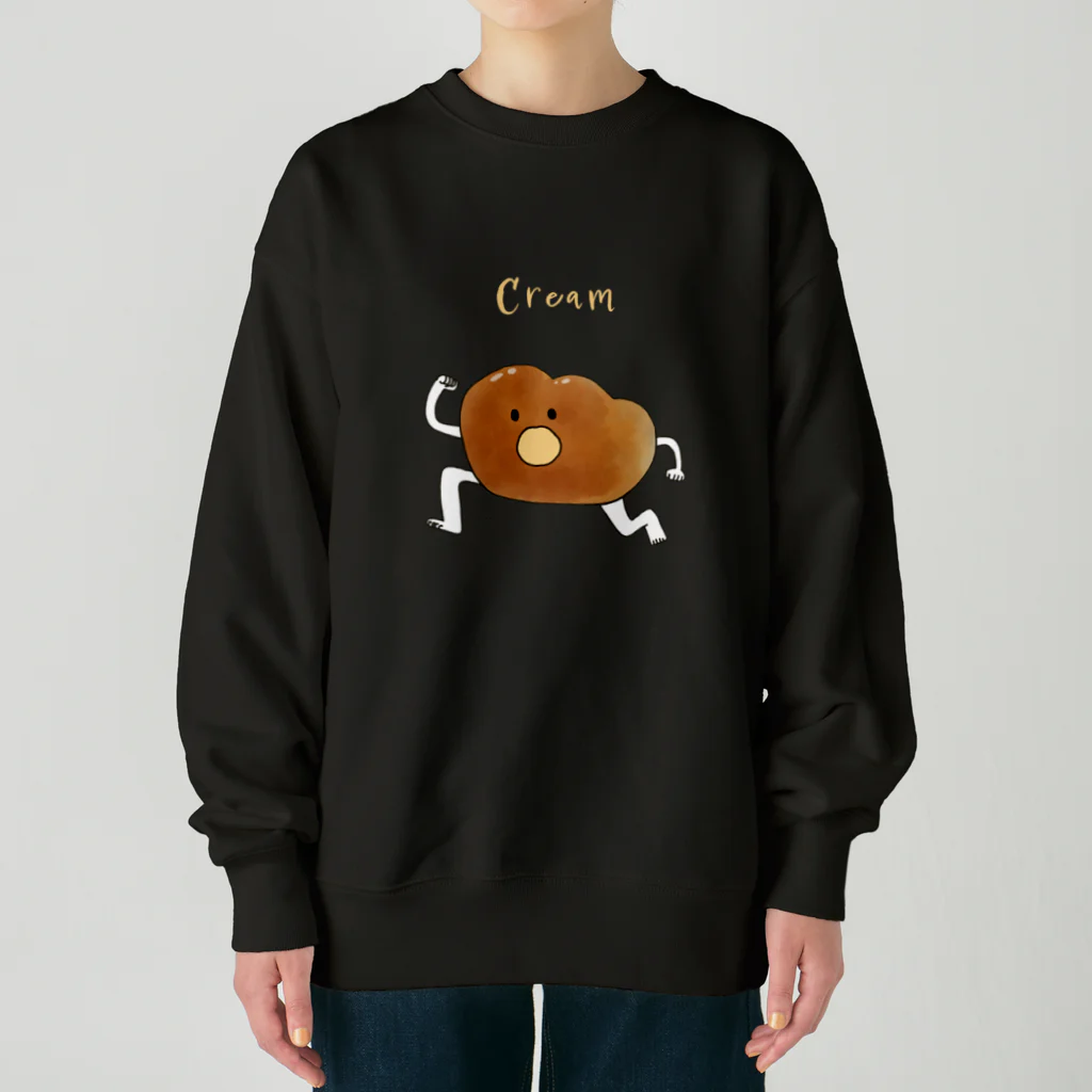 BOONの逃げパン  くりーむちゃん Heavyweight Crew Neck Sweatshirt