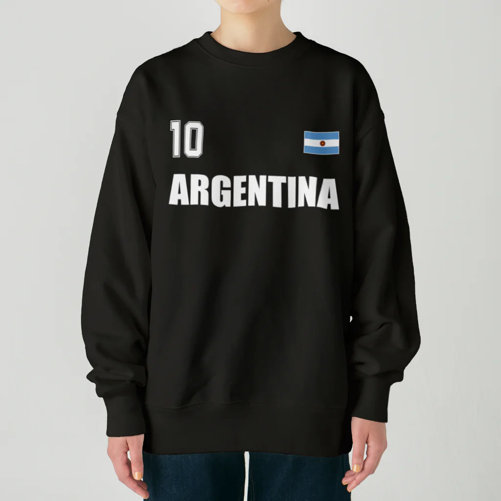 アージーのアルビセレステ 栄光の10番 Heavyweight Crew Neck Sweatshirt