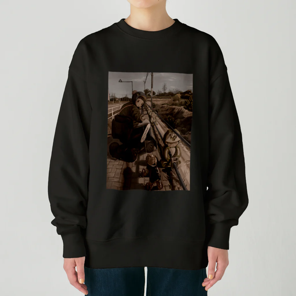 nrrkrrnetの逃亡 Heavyweight Crew Neck Sweatshirt