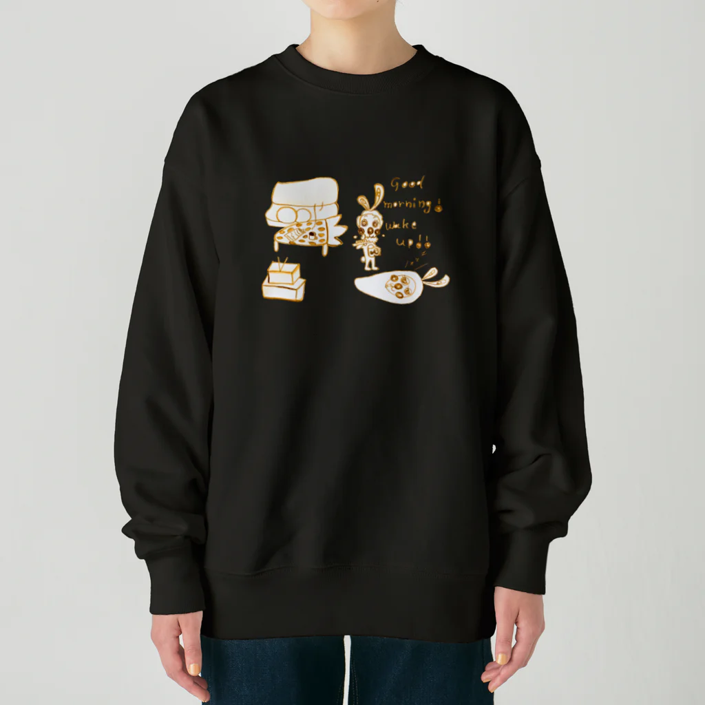 uminoneblueのGood morning! wake up!！Ver.1 Heavyweight Crew Neck Sweatshirt