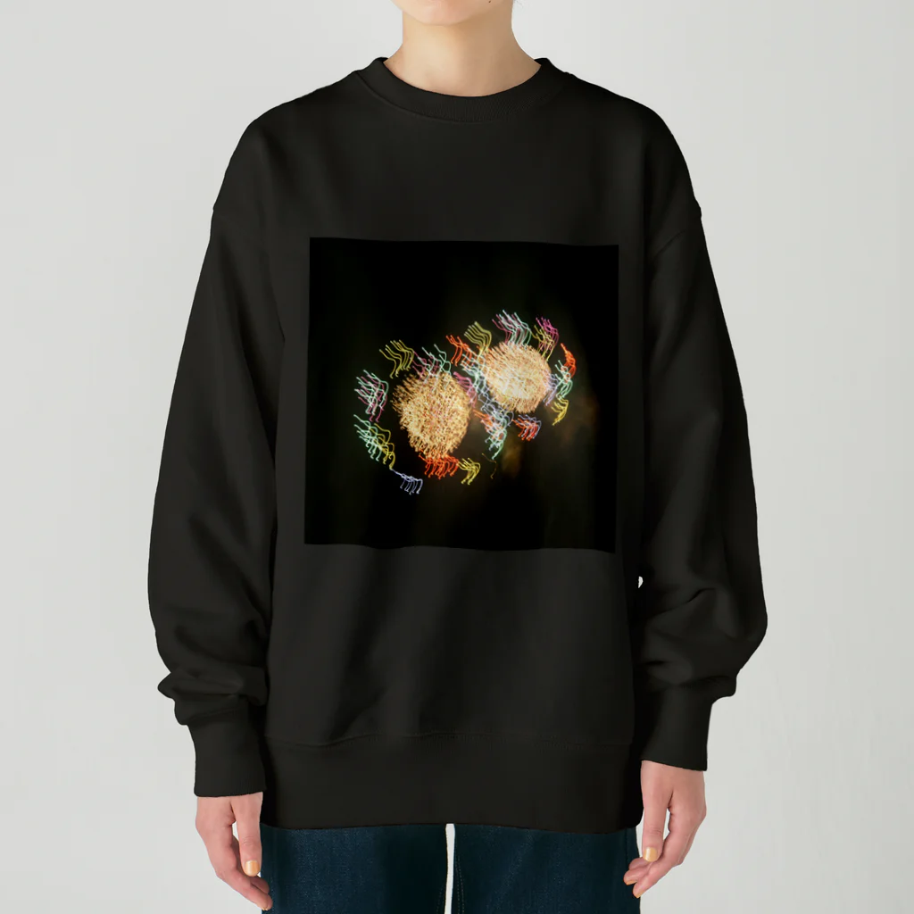 nokkccaの手ブレ花火大会 その3 Heavyweight Crew Neck Sweatshirt