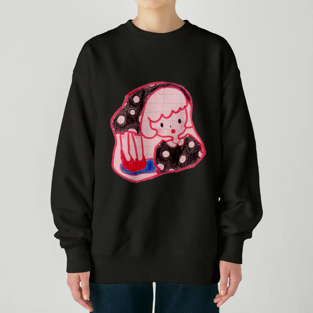 feee.co/フィー子(マーメイド)のダンスフロアに佇むモガ Heavyweight Crew Neck Sweatshirt