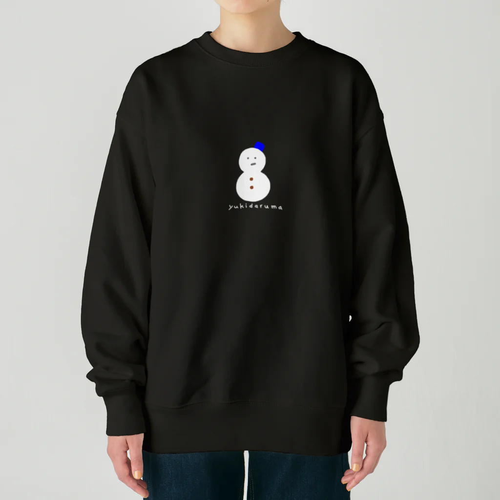 クリオネショップの雪だるま（青帽子） Heavyweight Crew Neck Sweatshirt