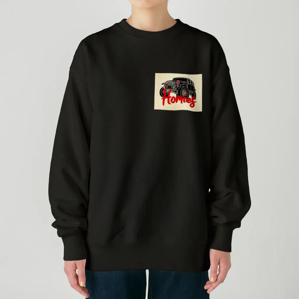 HomiesのHomies truck sweat Heavyweight Crew Neck Sweatshirt