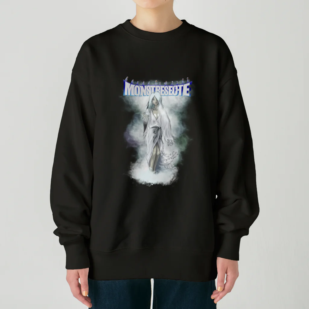 フレ末屋の雪娘×モンセクロゴ使徒雪 Heavyweight Crew Neck Sweatshirt