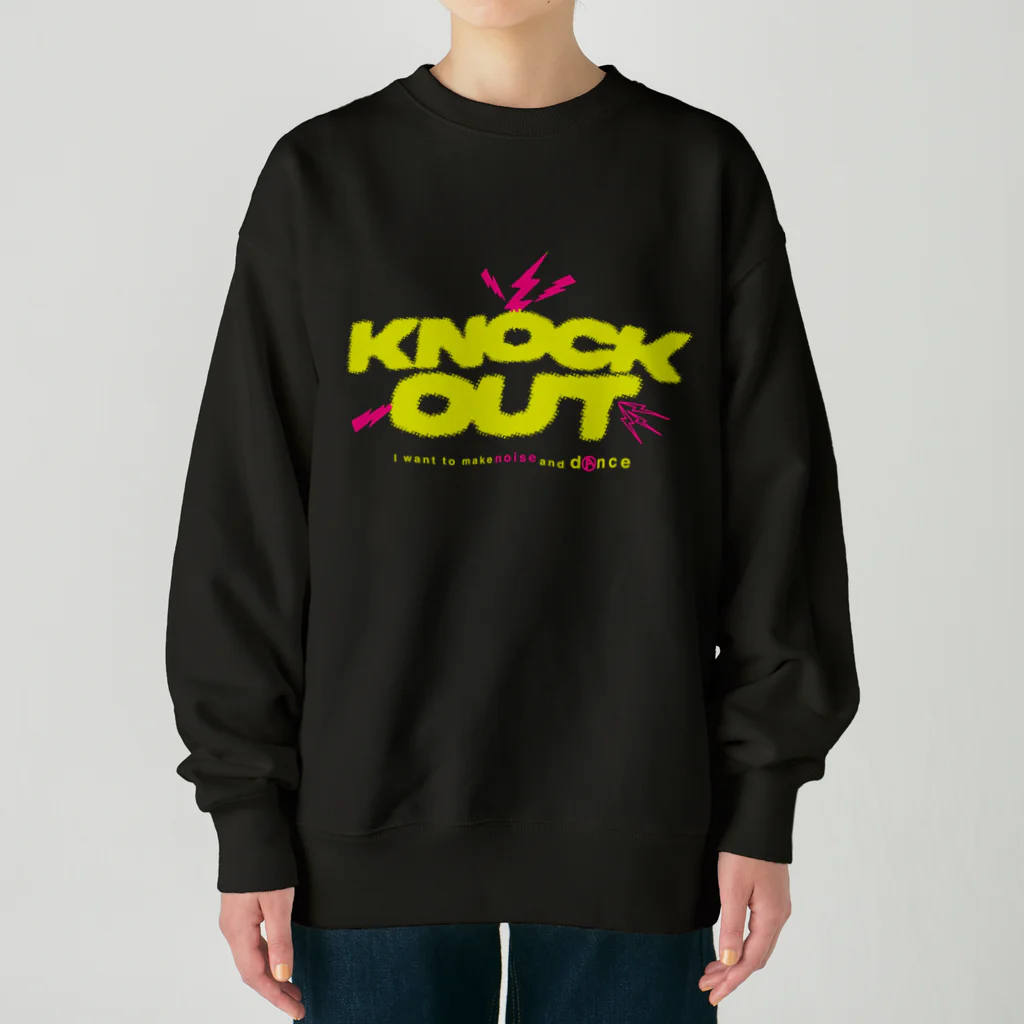 KNOCKOUTJROCKのKNOCK OUT NEW LOGO ヘビーウェイトスウェット