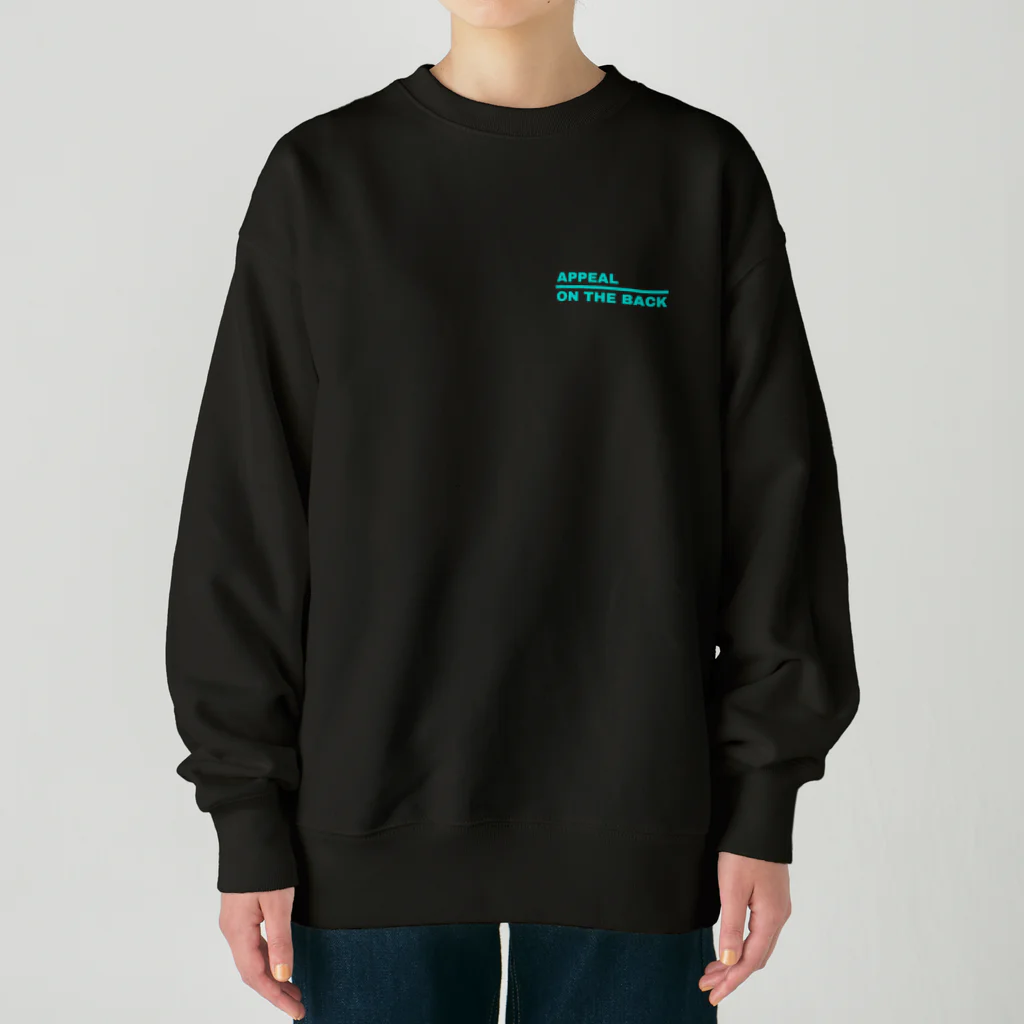 背中でアピールしてるのANEMIA 貧血 Heavyweight Crew Neck Sweatshirt