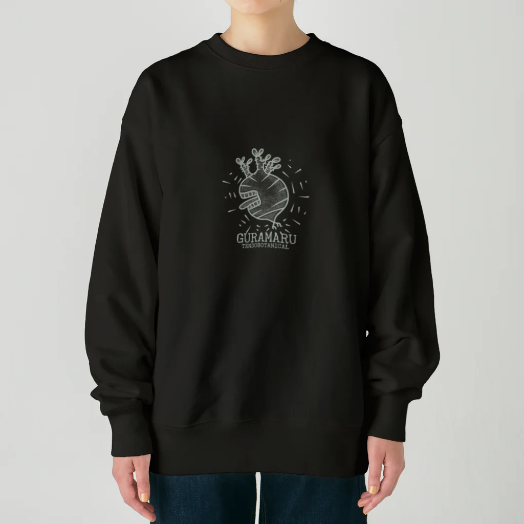 TENDOBOTANICALのグラ丸　黒t Heavyweight Crew Neck Sweatshirt