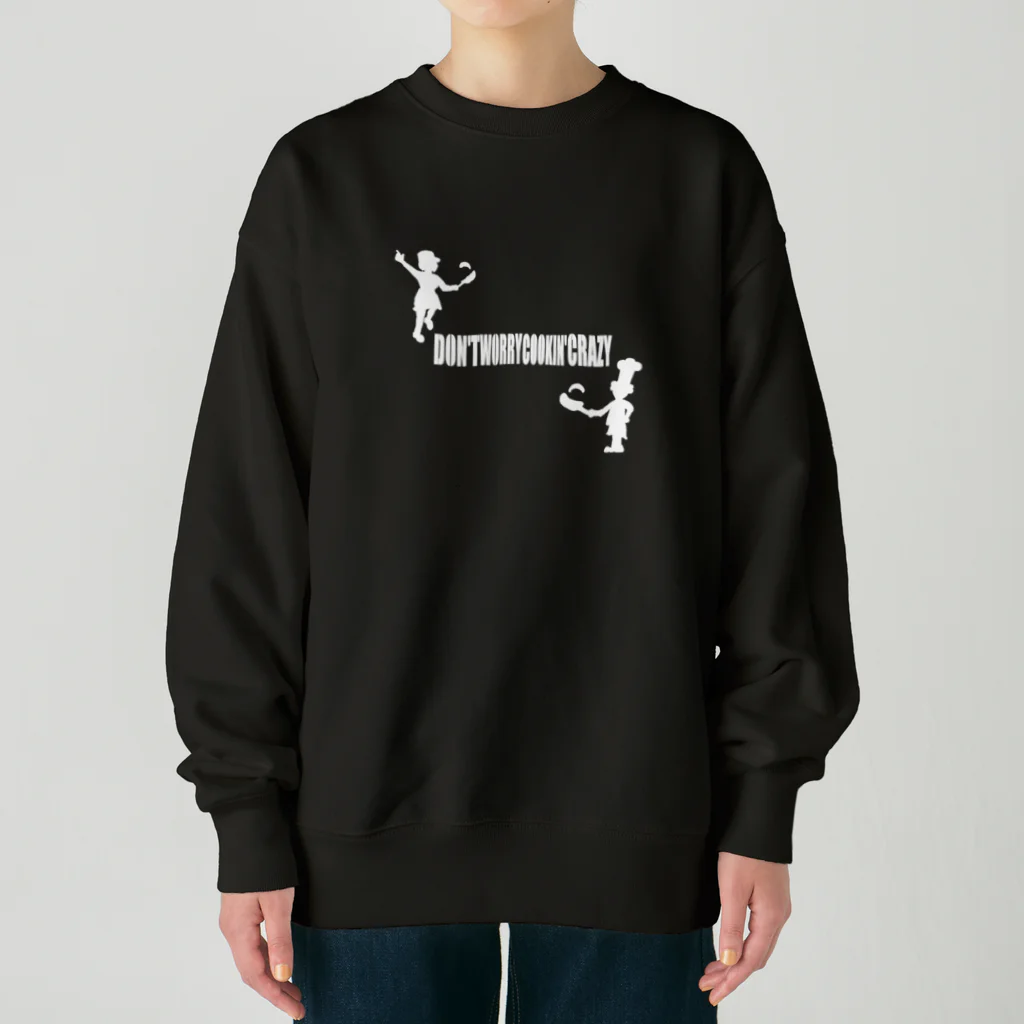 ASCENCTION by yazyのDON'T WORRY COOKIN' CRAZY(22/12) Heavyweight Crew Neck Sweatshirt